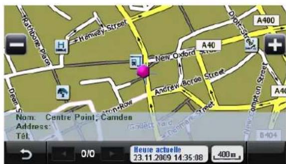 Bluetech GPS Navigator 6 - Afficher la destination sur la carte - 1