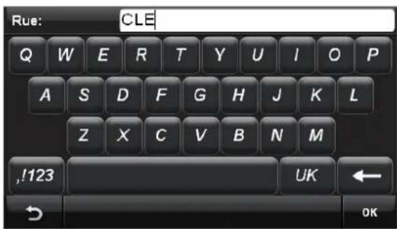 Bluetech GPS Navigator 6 - Rechercher la destination par adrresse - 6