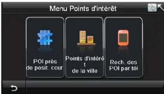 Bluetech GPS Navigator 6 - Rechercher une destination par PI - 2