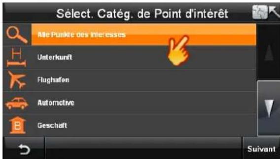 Bluetech GPS Navigator 6 - Rechercher les PI dans les villes - 4