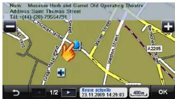 Bluetech GPS Navigator 6 - Rechercher une destination par coordonné es - 1