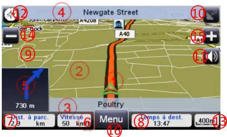 Bluetech GPS Navigator 6 - Cartes de navigation route et libre - 1
