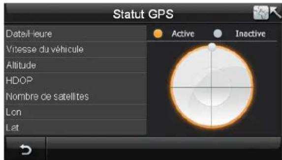 Bluetech GPS Navigator 6 - Statut GPS - 1
