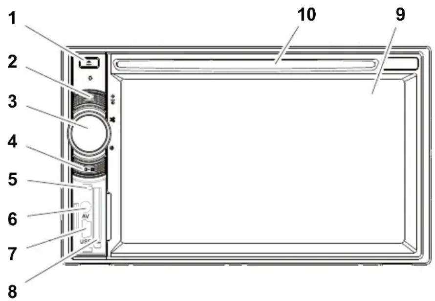 WAECO PerfectView MC402 - Elementos de comando no monitor multimédia - 1