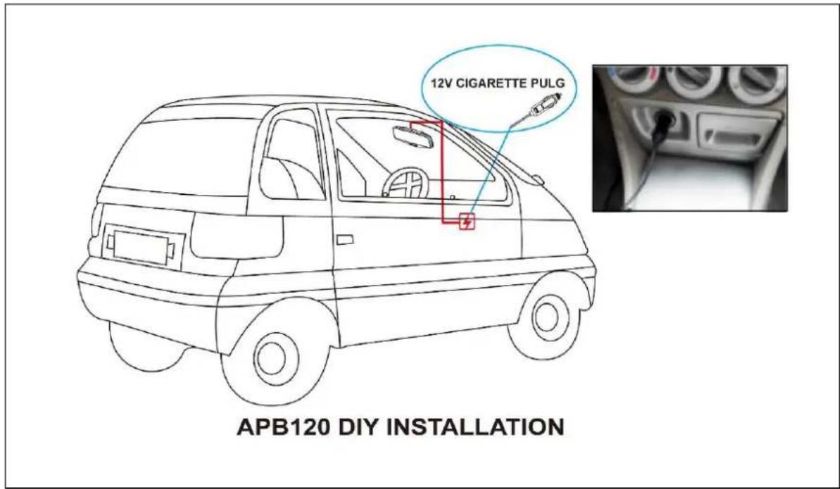 Pro-User APB120 - Rear View Mirror Installation - 8