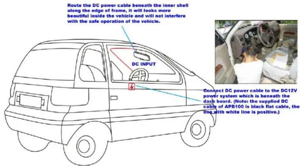 Pro-User APB 100 - Rear View Mirror Installation - 10