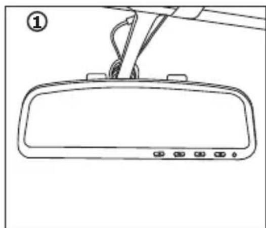 TREBS Comfortcam CC104 - Installation du moniteur : - 1