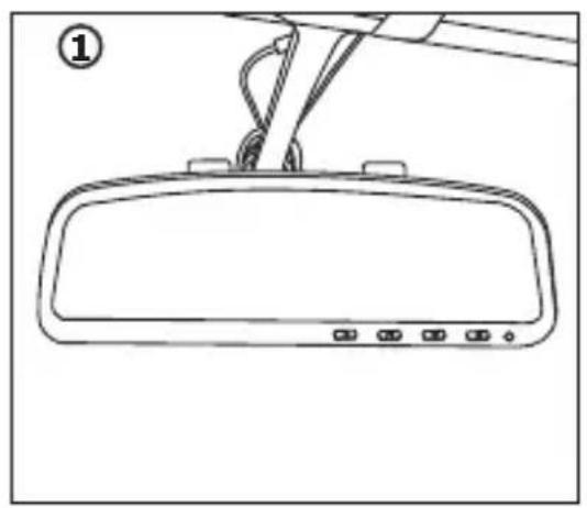 TREBS Comfortcam CC104 - Installation of the monitor: - 1
