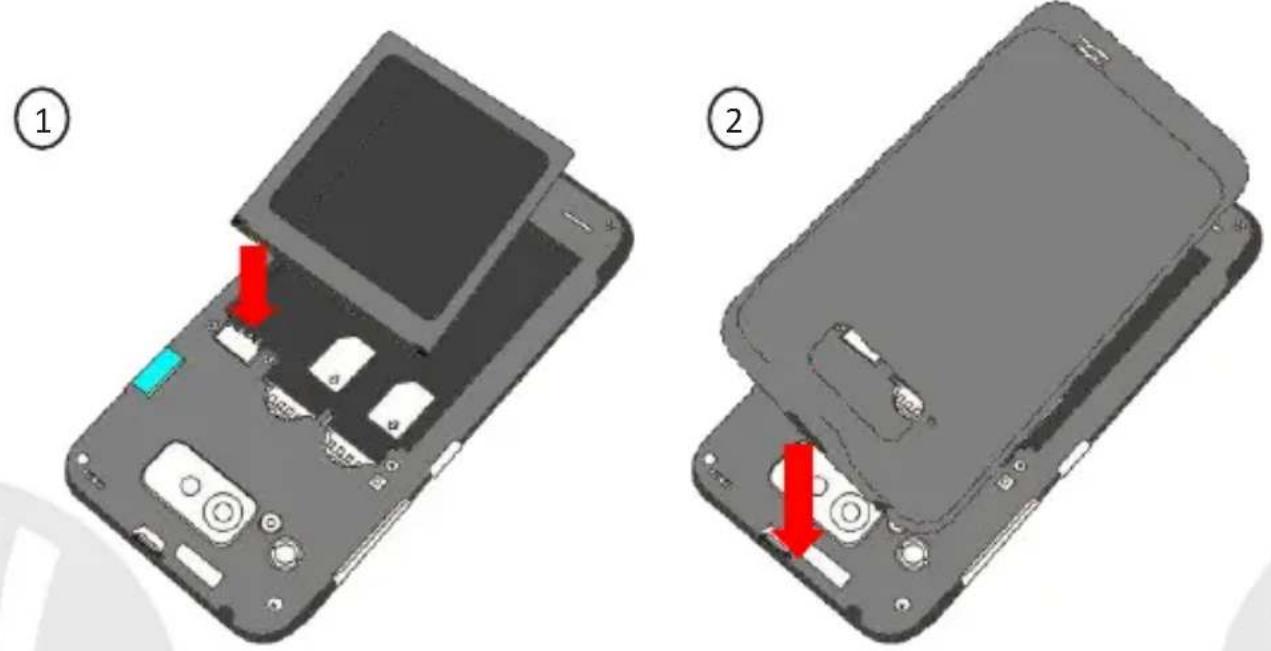NGM WeMove Wilco - Inserting the battery: - 1