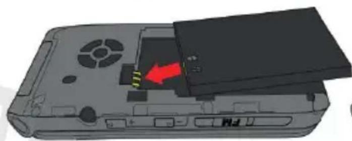 NGM Tango 1 - Inserting the battery - 1