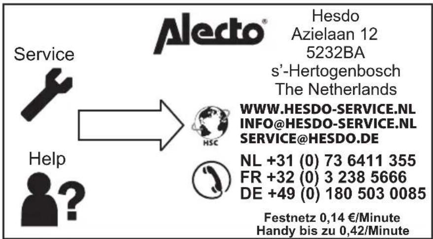 ALECTO DVM50 - GUARANTEE - 1