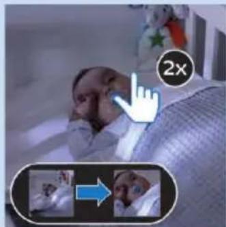 PHILIPS Avent UGrow SCD860 - Viewing your baby - 1