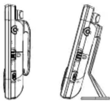 ALECTO DVM120 - Riemclip of tafelstandaard: - 1