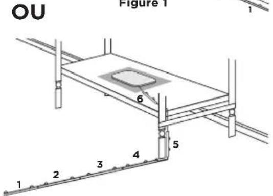 ANGELCARE AC601 - SÉLECTIONNEZ LE PIED DU LIT SOUS LEQUEL VOUS FIXEREZ LES BAGUETTES DE PROTECTION DU FIL EN PLACE - 2