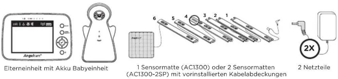 ANGELCARE AC1300 - VORBEREITUNG DES SYSTEMS - 1