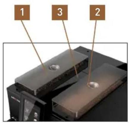 Schaerer Coffee Club - Description des pièces de la machine à café - 2
