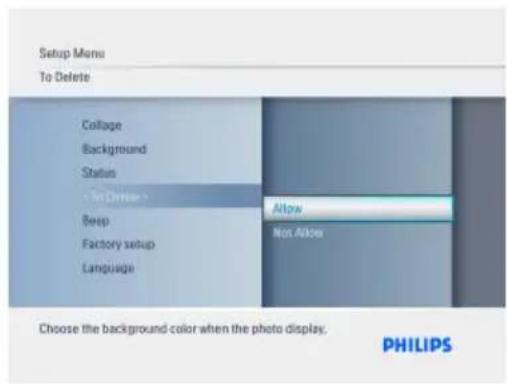 PHILIPS 7FF3FPW - Permission de suppression - 3