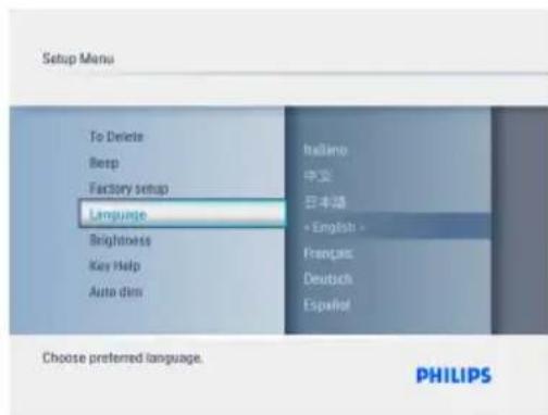PHILIPS 7FF3FPW - Langue - 2