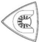 WORX WX677 - FIGYELEM: A fürészfogak rendkívül élesek. Ne érintse meg összeszerelés vagy működtetés közben. A munkadarabot szorosan be kell fogni a vágás előtt. - 3