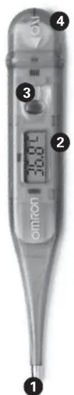 OMRON OTemp III - Digital thermometer Model O-Temp III - 1