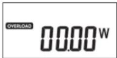 GlobalTronics GTPM04 - Saisie de la valeur de surcharge pour les Watt (W) - 1