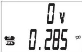 GlobalTronics GTPM03 - Impostazione prezzo per kWh - 4