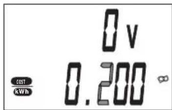 GlobalTronics GTPM03 - Impostazione prezzo per kWh - 3