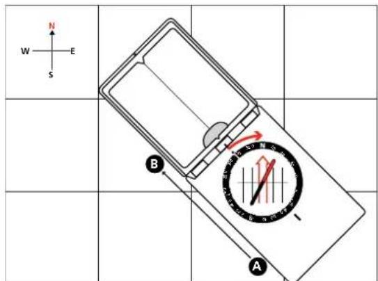 SUUNTO MCB - Navigation avec une carte et une boussole - 2