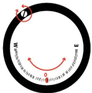 SUUNTO Arrow 6 - Correction de la déclinaison - 3