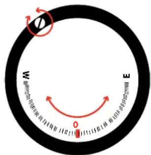SUUNTO A30 - Correction de la déclinaison - 3