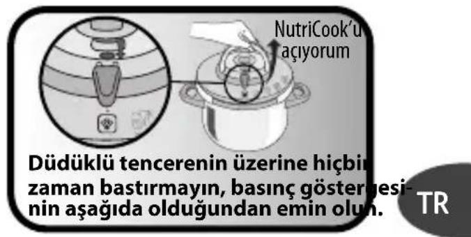 TEFAL Nutricook P42214 - Dusuk basinci buharla pisirme ilemi (safha 2) otomatik olarak basluyor: - 4