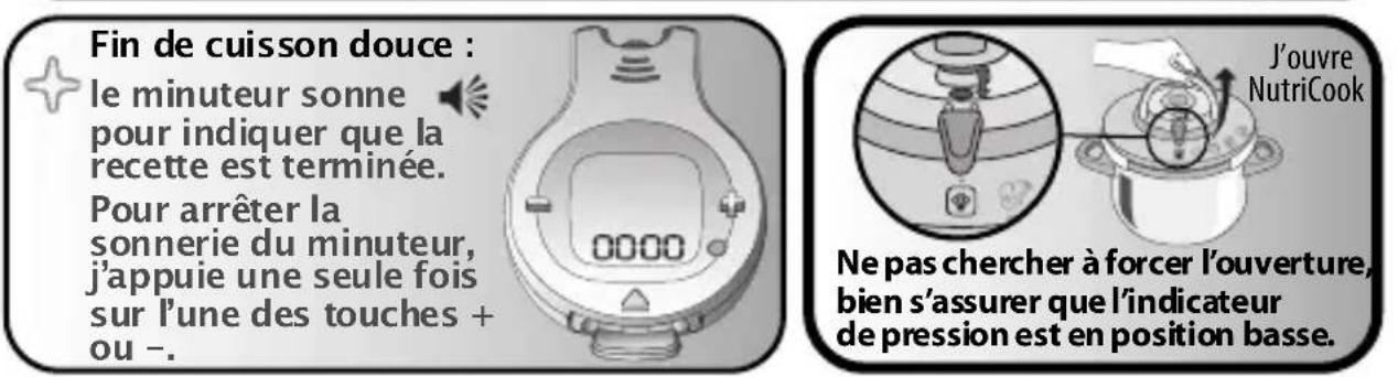 TEFAL Nutricook P42214 - Chaque cuisson se déroule en deux phases : - 6