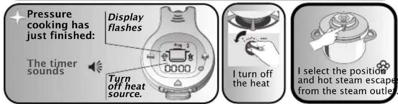 TEFAL Nutricook P42214 - Cooking always takes place in two phases: - 4