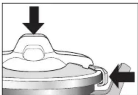 TEFAL Clipso Essential P44247 - Fermeture - 1