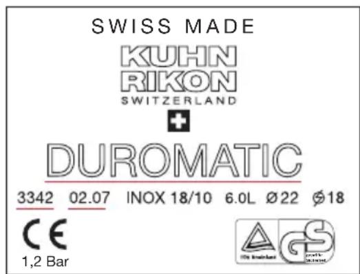 Kuhn Rikon Duromatic Supreme - Suiza: España: USA: - 1
