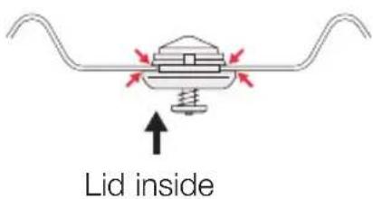 Kuhn Rikon Duromatic Supreme - Fitting the SI valve (secondary safety device) - 1