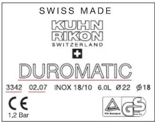 Kuhn Rikon Duromatic Inox - Great Britain: USA: - 1