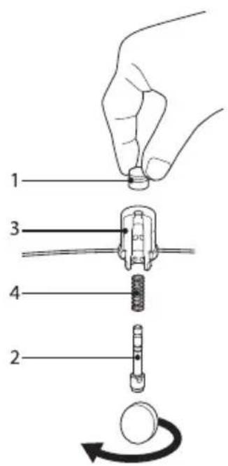 Kuhn Rikon Duromatic Inox - Démontage de la soupape des modèles INOX, CLASSIC, SUPREME, ERGO et HÔTEL - 1