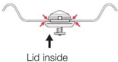 Kuhn Rikon Duromatic Inox - Fitting the SI valve (secondary safety device) - 1