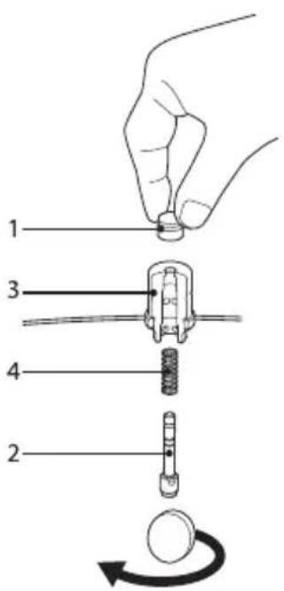 Kuhn Rikon Duromatic Classic - Zerlegen des INOX-, CLASSIC-, SUPREME-, ERGO- und HOTEL-Ventils - 1