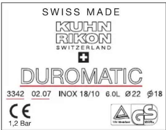 Kuhn Rikon Duromatic Classic - Svizzera e altri paesi: Germania: - 1