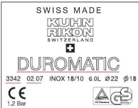 Kuhn Rikon Duromatic Ergo - Schweiz und übrige Länder: Deutschland - 1