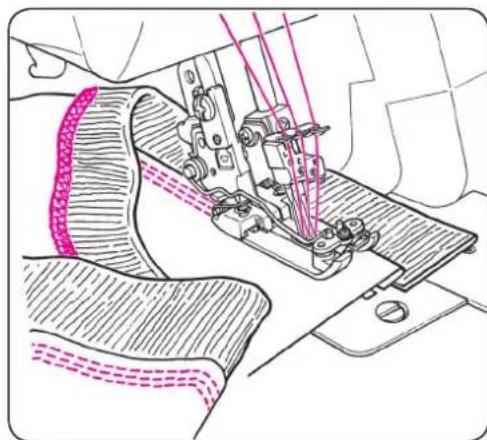 BERNINA L 220 - Cover-Stich, praktisches Nahlen / Couture pratique avec le point enveloppant Punto di copertura - cucito pratico / Coversteek - praktisch naaien - 1