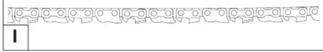DOLMAR ES173 A - Tightening the saw chain - 3