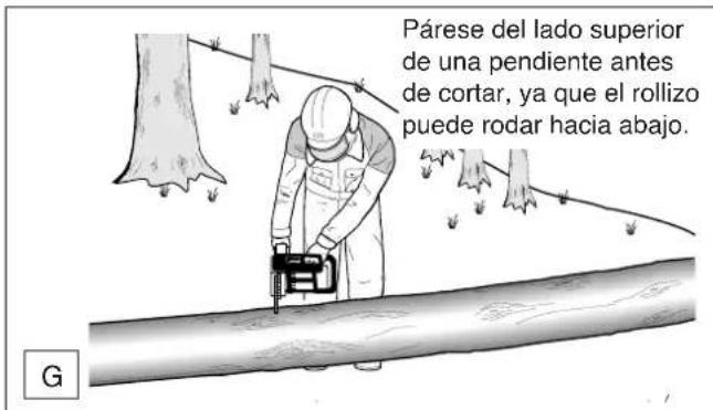 DOLMAR ES173 A - Fragmentado de un rollizo. - 3