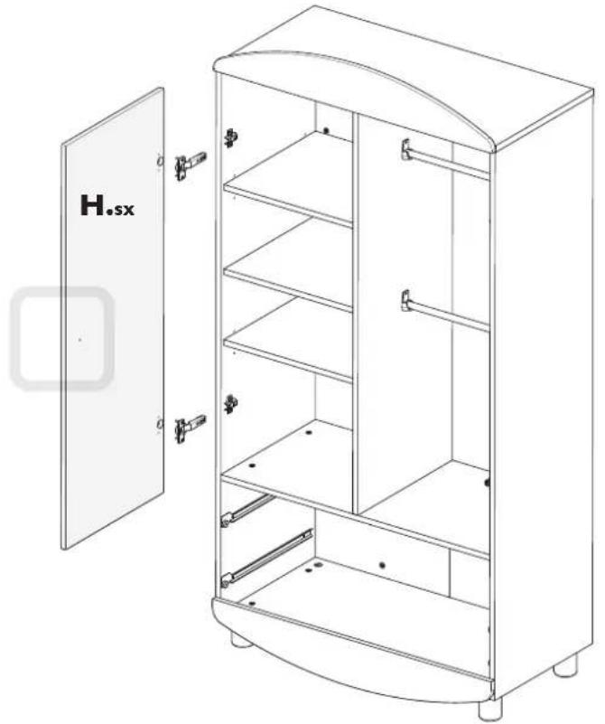 Foppapedretti Armadio Lovely - BHMMaTeIbHo npOHTaTb n CoXpaHITb dIy6dyuero IOnb3OBaHn - 41