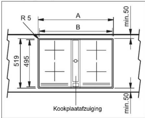 BORA CC B1 - Randloze montage van de kookplaten - 2