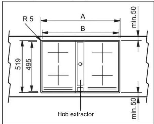 BORA CC 21 - Flush-mounted installation of the hobs - 2