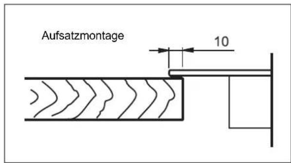 BORA CC 21 - Aufsatzmontage - 1