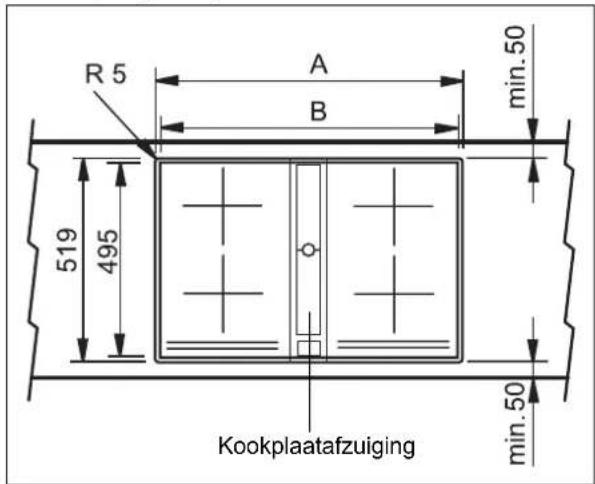 BORA CC 21 - Randloze montage van de kookplaten - 2